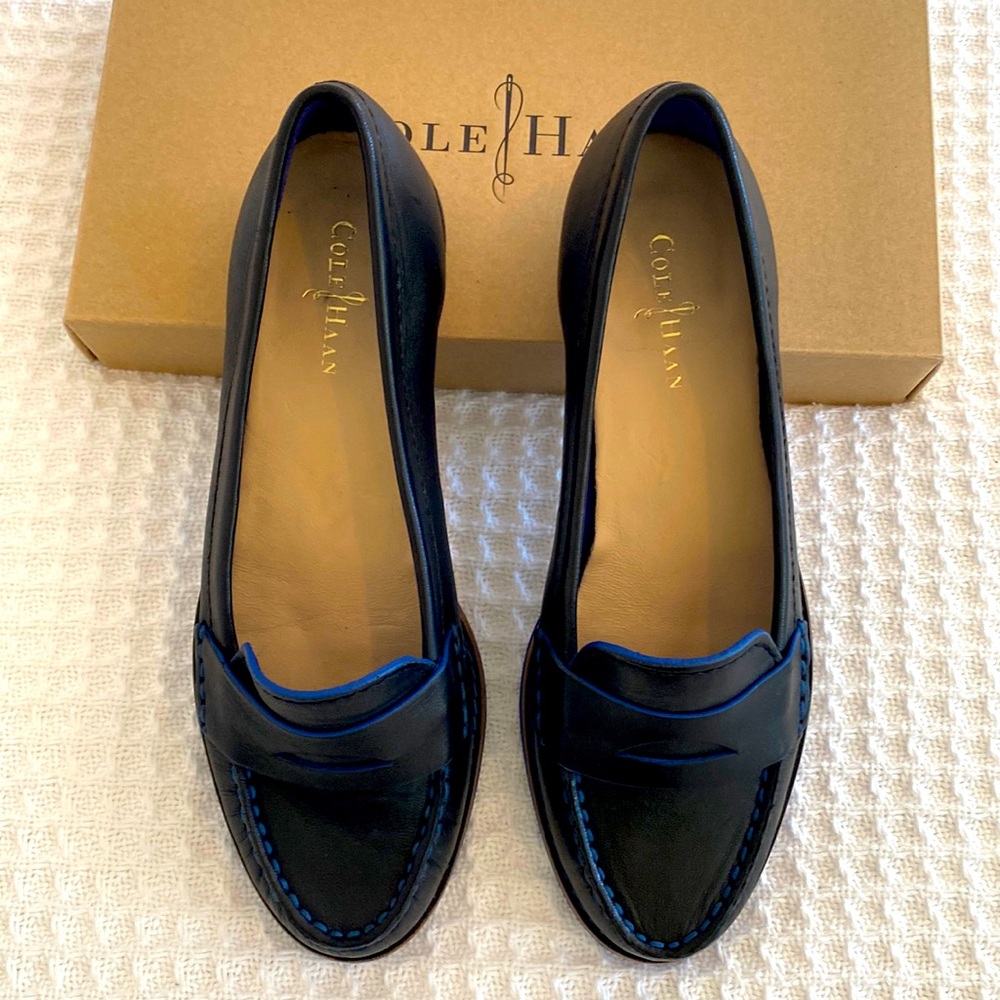 Cole Haan Black Loafers, Size 6.5